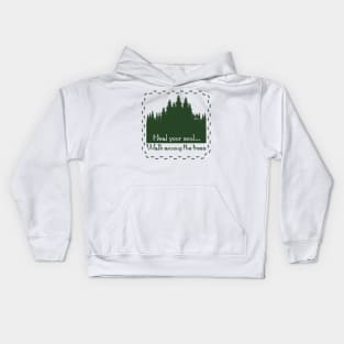 Heal your soul_green Kids Hoodie